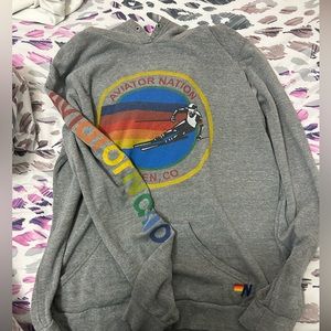 aviator nation hoodie XXL